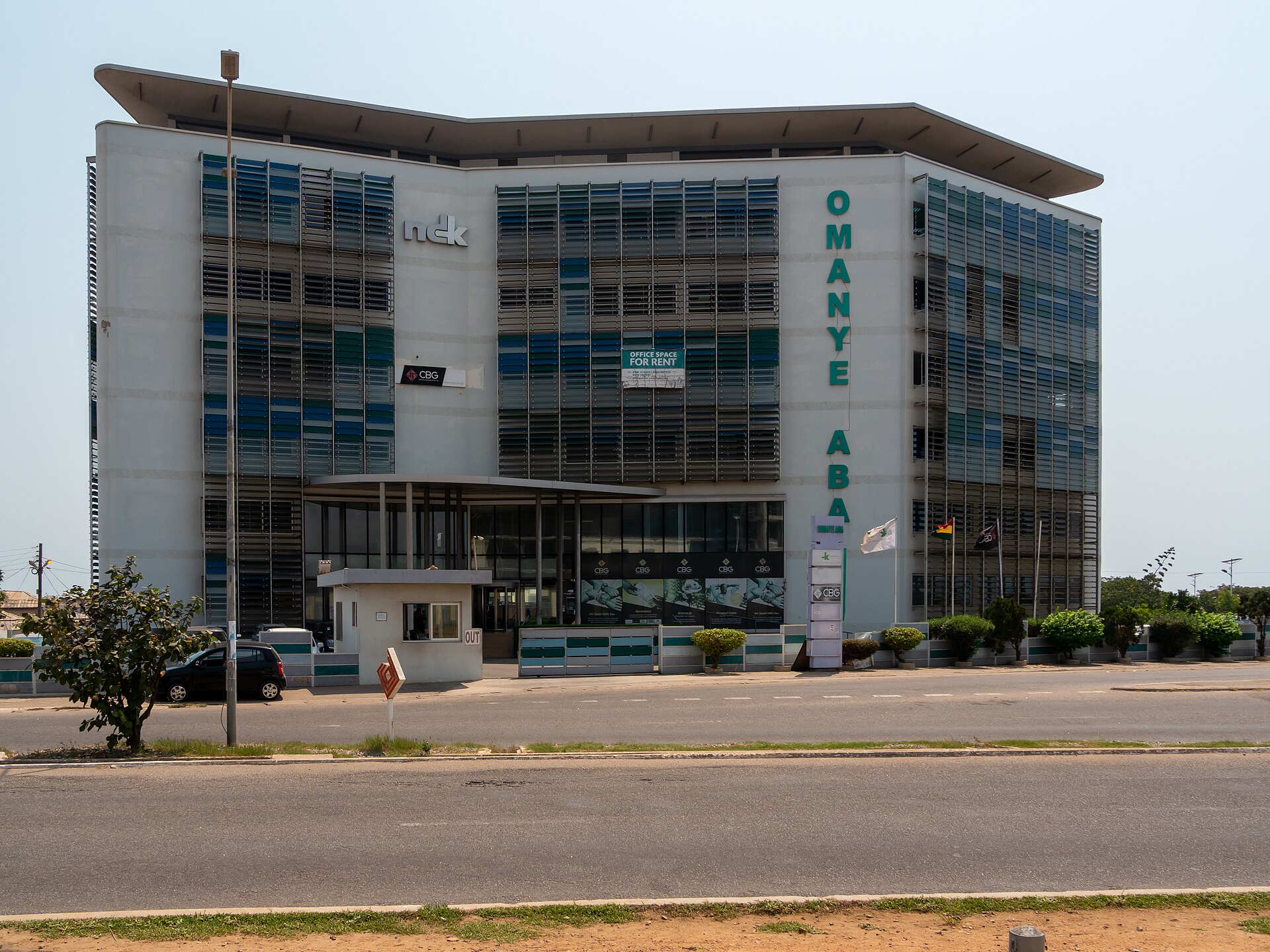 The Omanye Aba office building in Korle-Klottey, Accra