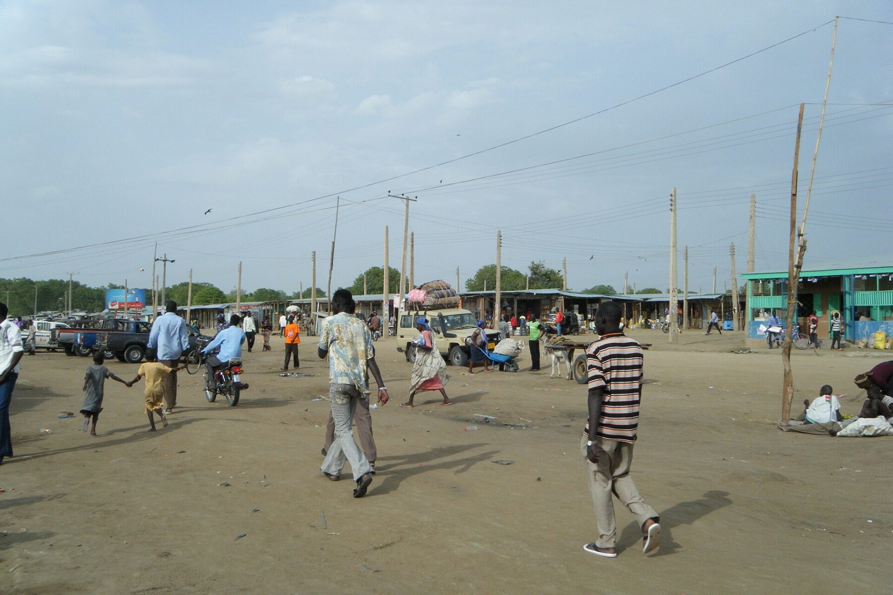 Merol Market beside the Pibor highway in Bor, Jonglei State, South Sudan