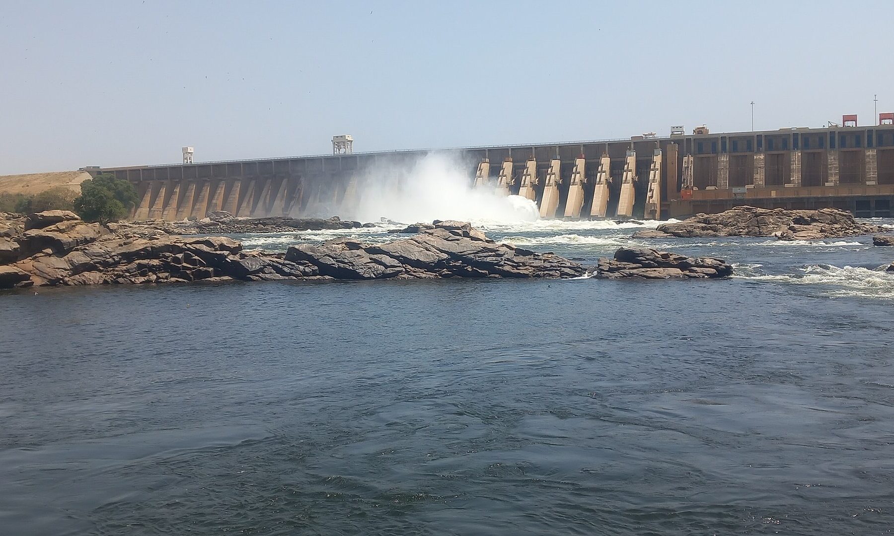 Roseires Dam on the Blue Nile river in Sudan's Blue Nile state