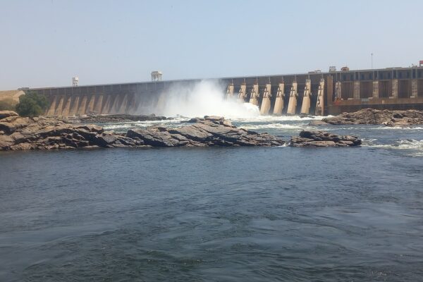 Roseires Dam on the Blue Nile river in Sudan