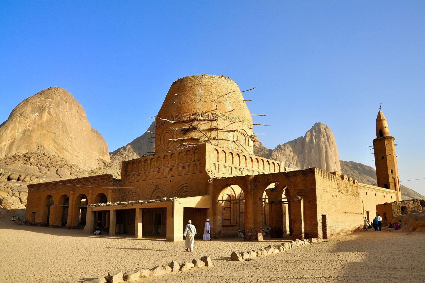 The Khatmiyya Mosque below the Taka Mountains in Kassala, eastern Sudan, near the border with Eritrea