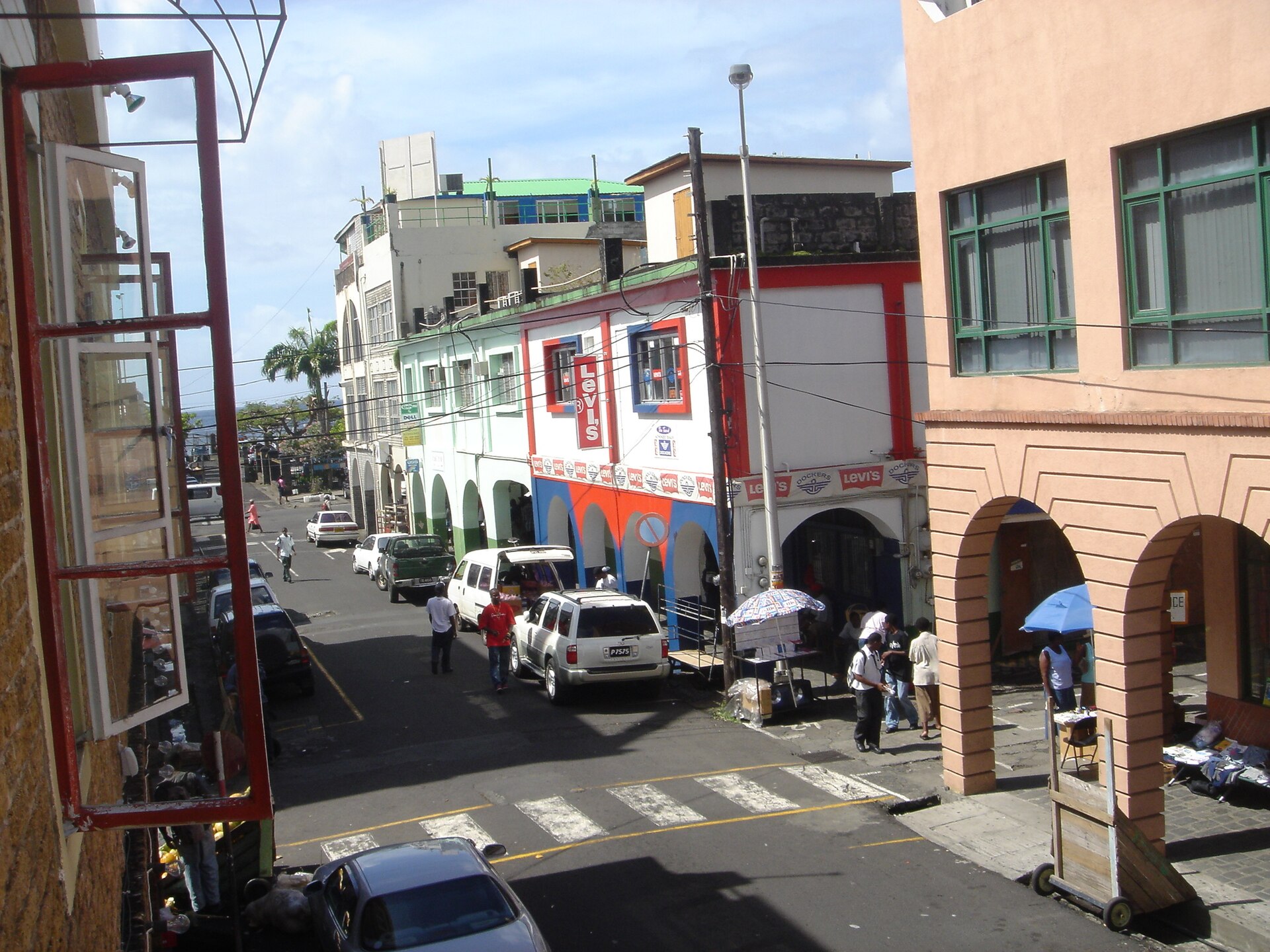 Street scene in Kingstown, Saint Vincent