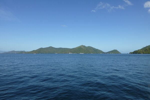Islands of the Bocas off Chaguaramas with the Venezuelan mainland behind, at the heart of the Trinidad and Tobago neighbourhood