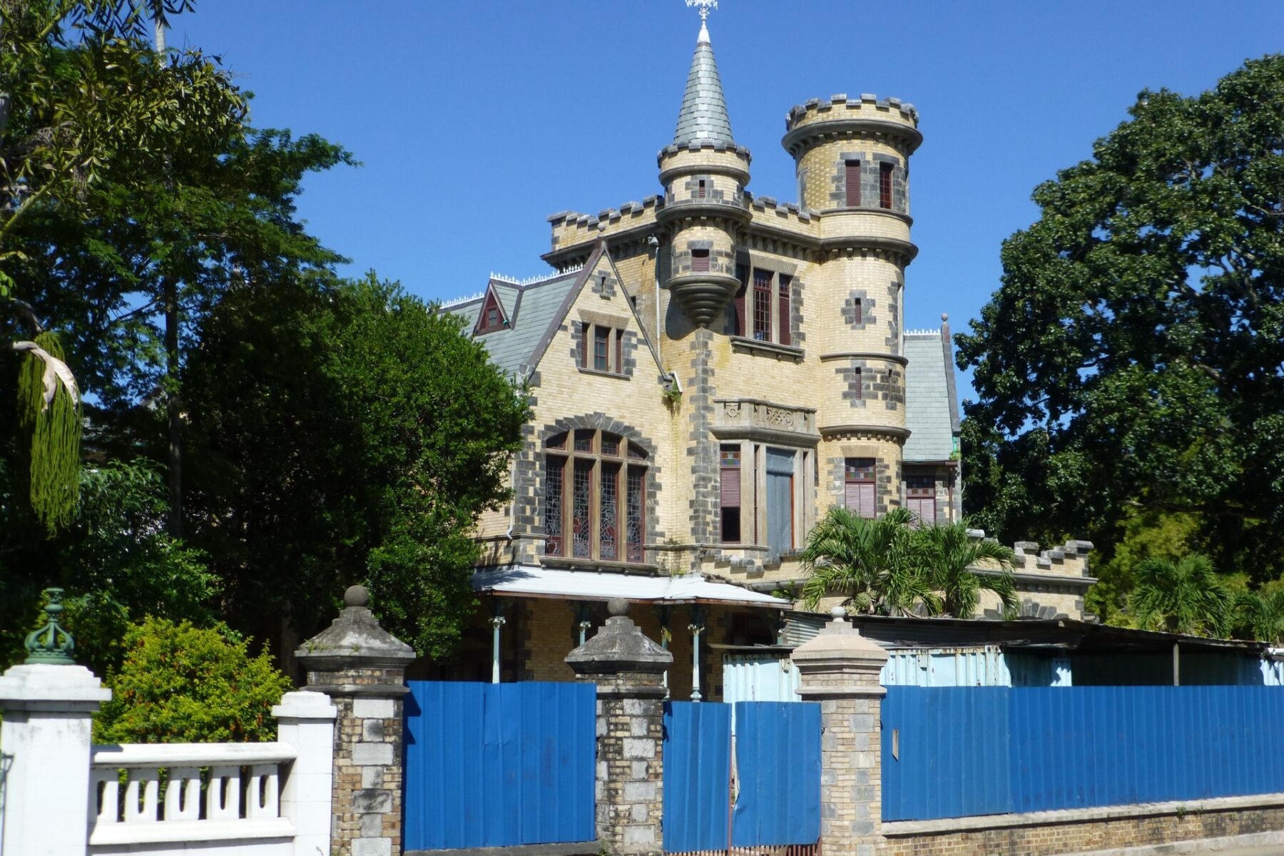 Stollmeyer's Castle, a Victorian-era landmark of the Magnificent Seven in Port of Spain, Trinidad