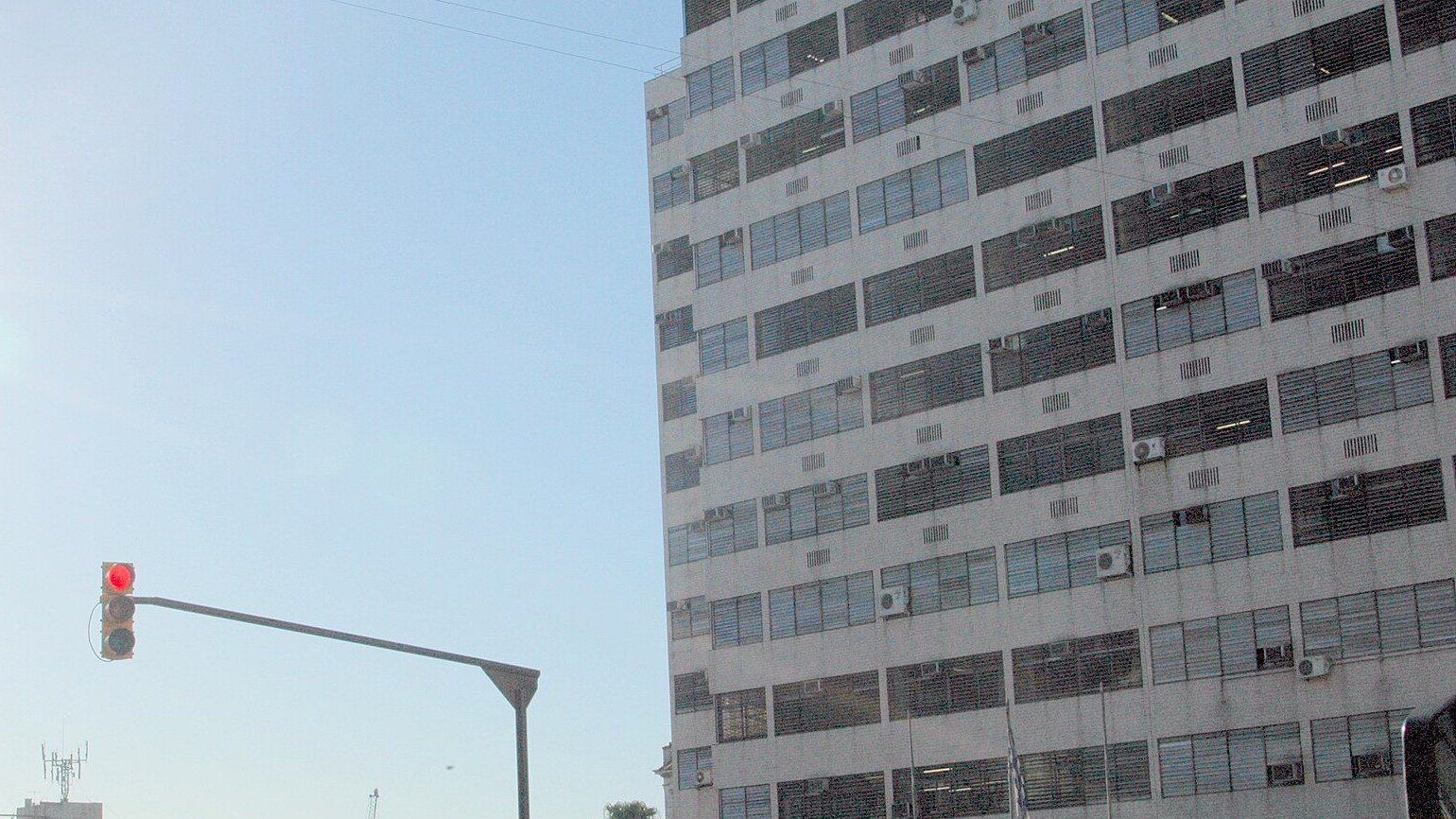 Uruguay current account: the headquarters tower of the Banco Central del Uruguay in Montevideo