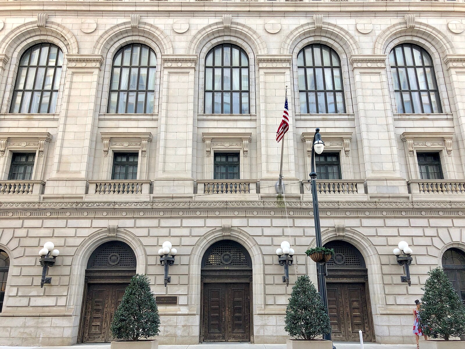 Entrance of the Elbert P. Tuttle US Court of Appeals Building in Atlanta, Georgia, seat of the 11th Circuit