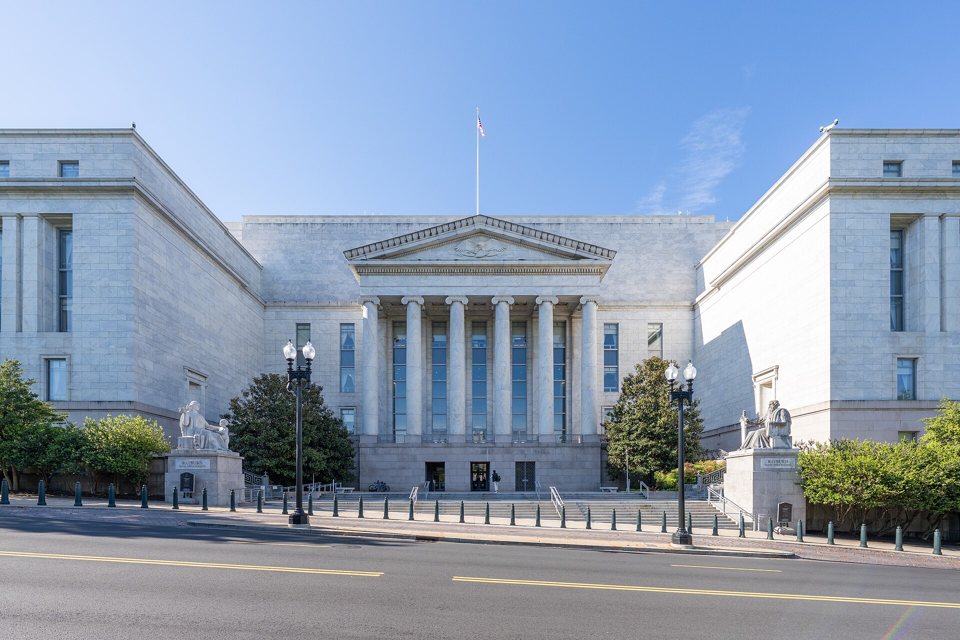 The Rayburn House Office Building on Capitol Hill, Washington, D.C.