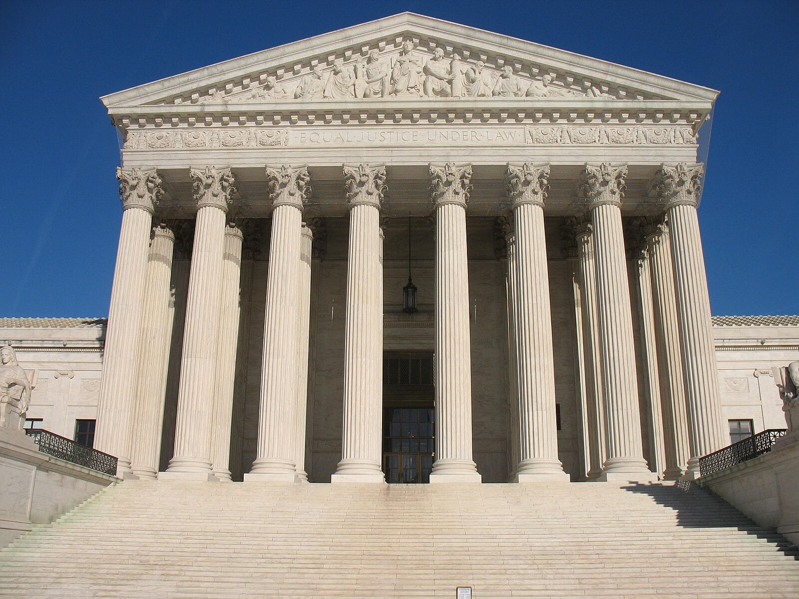 The US Supreme Court building in Washington