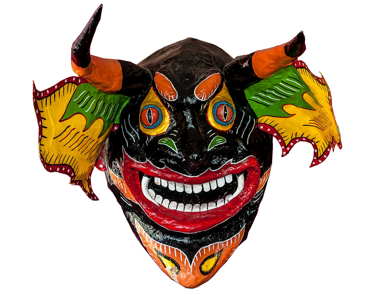 Venezuela culture: a painted mask of the Dancing Devils of Yare