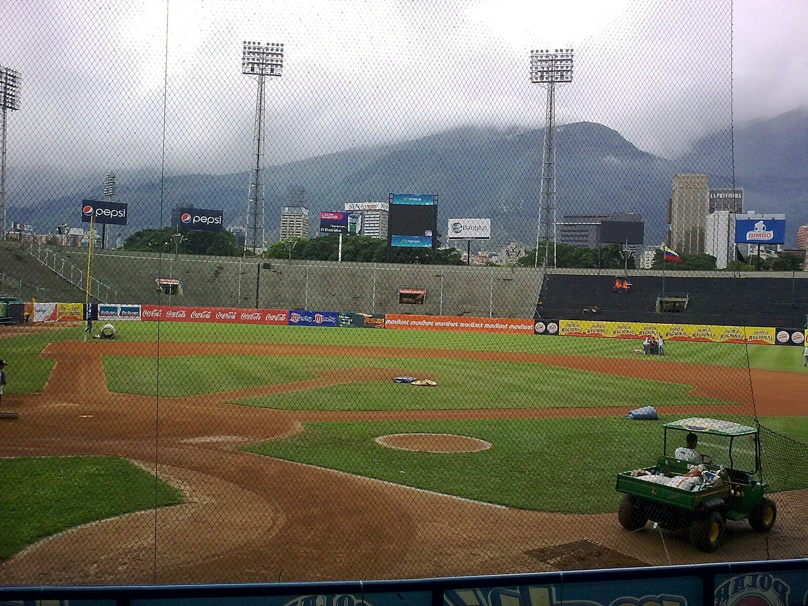 Venezuela culture: the Estadio Universitario baseball ground in Caracas