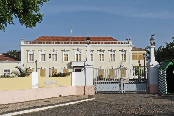 The presidential palace in Praia, Cabo Verde