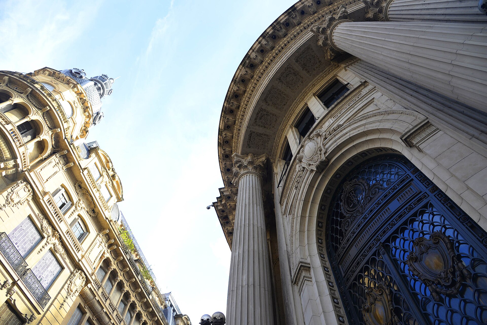Facade of the Bolsa de Comercio de Rosario, Argentina