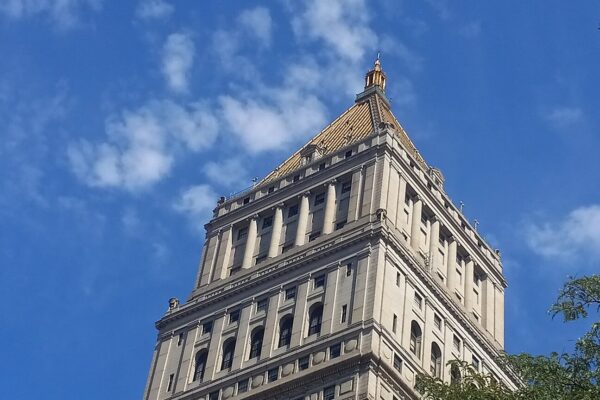 The Thurgood Marshall United States Courthouse in the Civic Center of Manhattan, New York